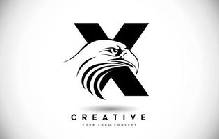 letter-x-eagle-logo-with-creative-eagle-head-illustration-vector