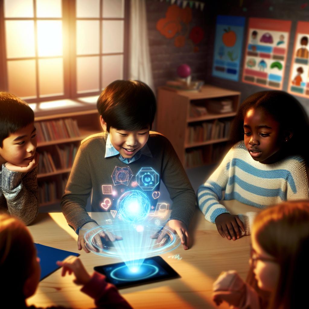 kids learning through ai
